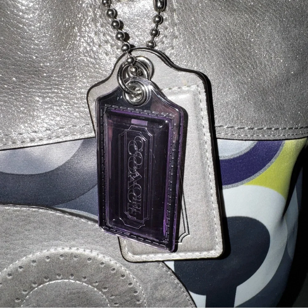 COACH Julia OP Art Signature Large Sateen Tote with Two Hangtags 2010 - EUC
